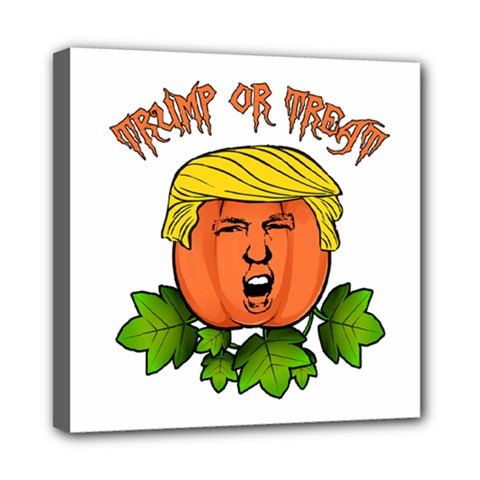 Trump Or Treat  Mini Canvas 8  X 8  by Valentinaart