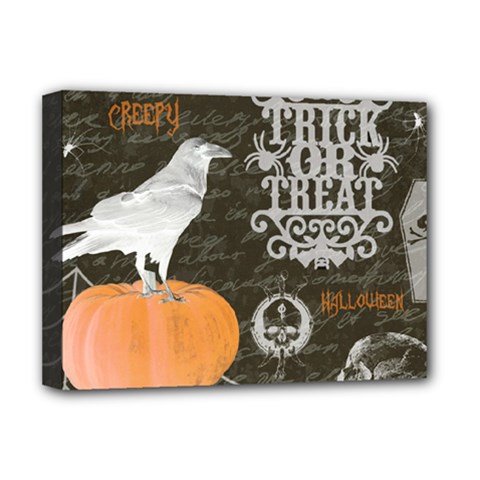 Vintage Halloween Deluxe Canvas 16  X 12   by Valentinaart