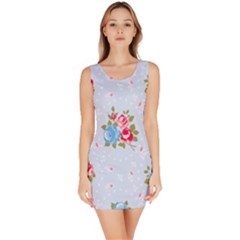 cute shabby chic floral pattern Bodycon Dress