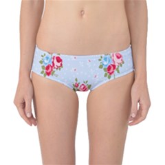 cute shabby chic floral pattern Classic Bikini Bottoms