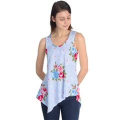 cute shabby chic floral pattern Sleeveless Tunic