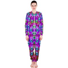 Festive Metal And Gold In Pop Art Onepiece Jumpsuit (ladies)  by pepitasart