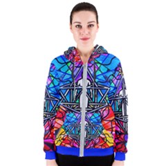 Merkabah - Women s Zipper Hoodie by tealswan