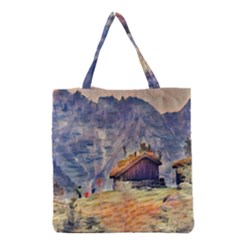 Impressionism Grocery Tote Bag by NouveauDesign