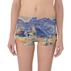 Impressionism Reversible Boyleg Bikini Bottoms by NouveauDesign