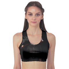 Evil Rabbit Sports Bra by Valentinaart