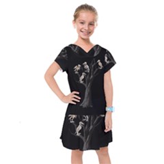 Dead Tree  Kids  Drop Waist Dress by Valentinaart