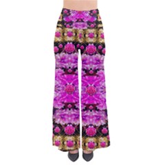 Flowers And Gold In Fauna Decorative Style Pants by pepitasart