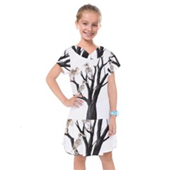 Dead Tree  Kids  Drop Waist Dress by Valentinaart
