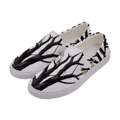 Dead Tree  Women s Canvas Slip Ons by Valentinaart