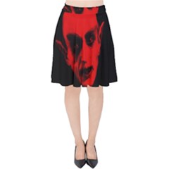 Dracula Velvet High Waist Skirt by Valentinaart