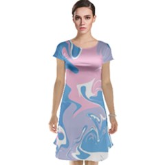 Abstract Marble 10 Cap Sleeve Nightdress