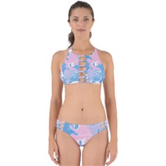 Abstract Marble 10 Perfectly Cut Out Bikini Set
