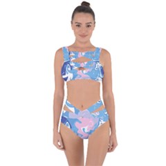 Abstract Marble 10 Bandaged Up Bikini Set 