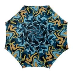 Abstract Marble 18 Golf Umbrellas