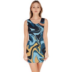 Abstract Marble 18 Bodycon Dress