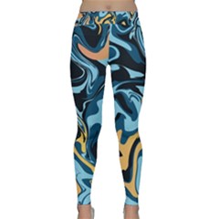 Abstract Marble 18 Classic Yoga Leggings