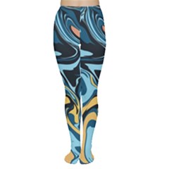 Abstract Marble 18 Women s Tights