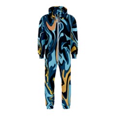 Abstract Marble 18 Hooded Jumpsuit (Kids)