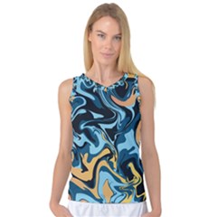 Abstract Marble 18 Women s Basketball Tank Top