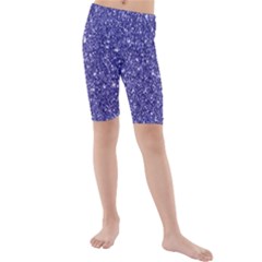 New Sparkling Glitter Print E Kids  Mid Length Swim Shorts