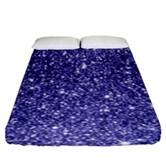 New Sparkling Glitter Print E Fitted Sheet (King Size)