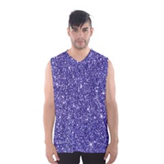 New Sparkling Glitter Print E Men s Basketball Tank Top