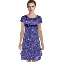 New Sparkling Glitter Print E Cap Sleeve Nightdress