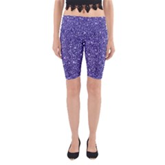 New Sparkling Glitter Print E Yoga Cropped Leggings