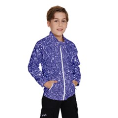 New Sparkling Glitter Print E Wind Breaker (Kids)