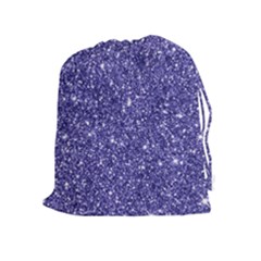 New Sparkling Glitter Print E Drawstring Pouches (Extra Large)