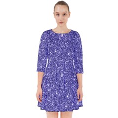 New Sparkling Glitter Print E Smock Dress