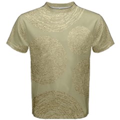 Modern, Gold,polka Dots, Metallic,elegant,chic,hand Painted, Beautiful,contemporary,deocrative,decor Men s Cotton Tee