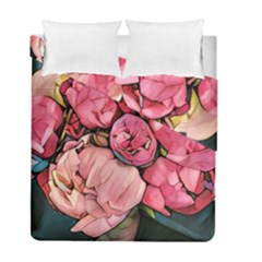 Beautiful Peonies Duvet Cover Double Side (full/ Double Size) by NouveauDesign