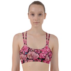 Beautiful Peonies Line Them Up Sports Bra by NouveauDesign