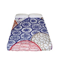 Abstract Nature 12 Fitted Sheet (Full/ Double Size)