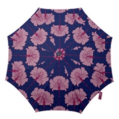 Beautiful Art Nouvea Floral Pattern Hook Handle Umbrellas (medium) by NouveauDesign