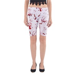 Massacre  Yoga Cropped Leggings by Valentinaart