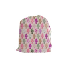 Christmas tree pattern Drawstring Pouches (Medium) 