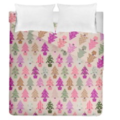 Christmas tree pattern Duvet Cover Double Side (Queen Size)