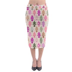 Christmas tree pattern Midi Pencil Skirt