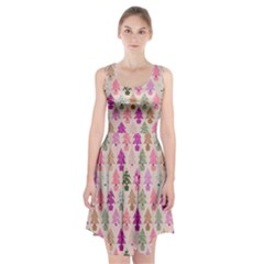 Christmas tree pattern Racerback Midi Dress