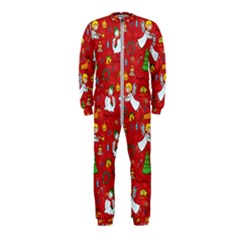 Christmas Pattern Onepiece Jumpsuit (kids)