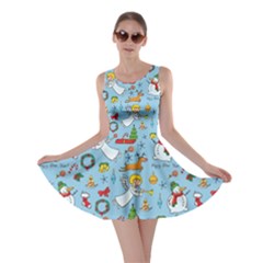 Christmas Pattern Skater Dress by Valentinaart