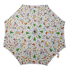 Christmas Pattern Hook Handle Umbrellas (small) by Valentinaart