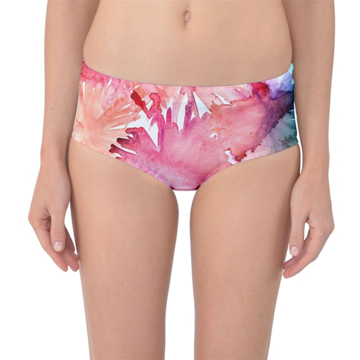 No Mid-Waist Bikini Bottoms