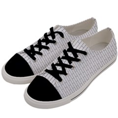 Line Black Men s Low Top Canvas Sneakers