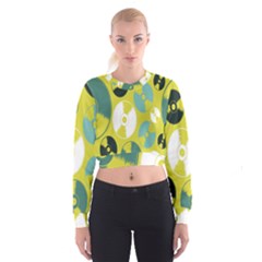 Streaming Forces Music Disc Cropped Sweatshirt by Alisyart