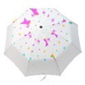 Star Triangle Space Rainbow Folding Umbrellas View1