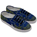 Map Art City Linbe Yellow Blue Men s Classic Low Top Sneakers View3